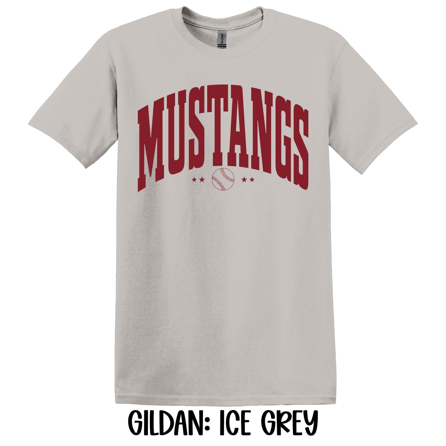 Large Varsity Mustangs- Gildan