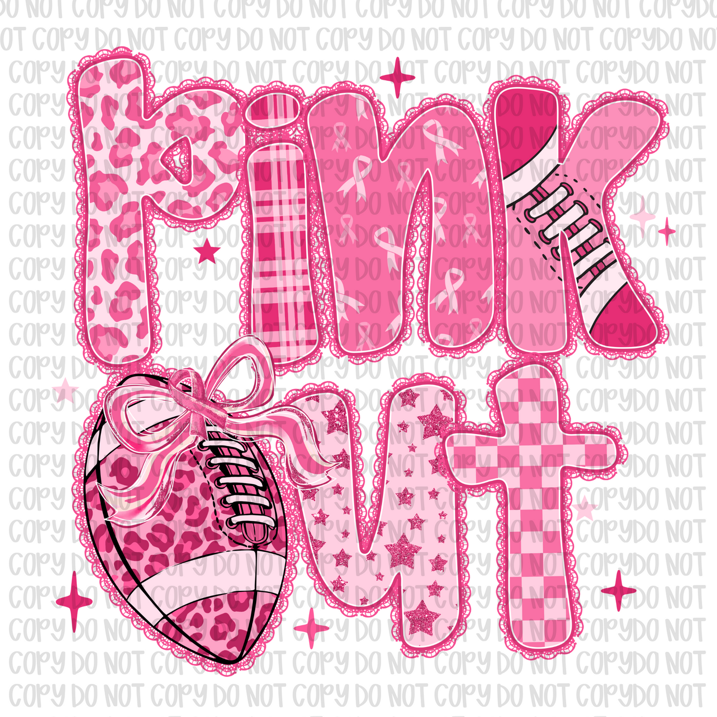 Breast Cancer Preppy Pink Out