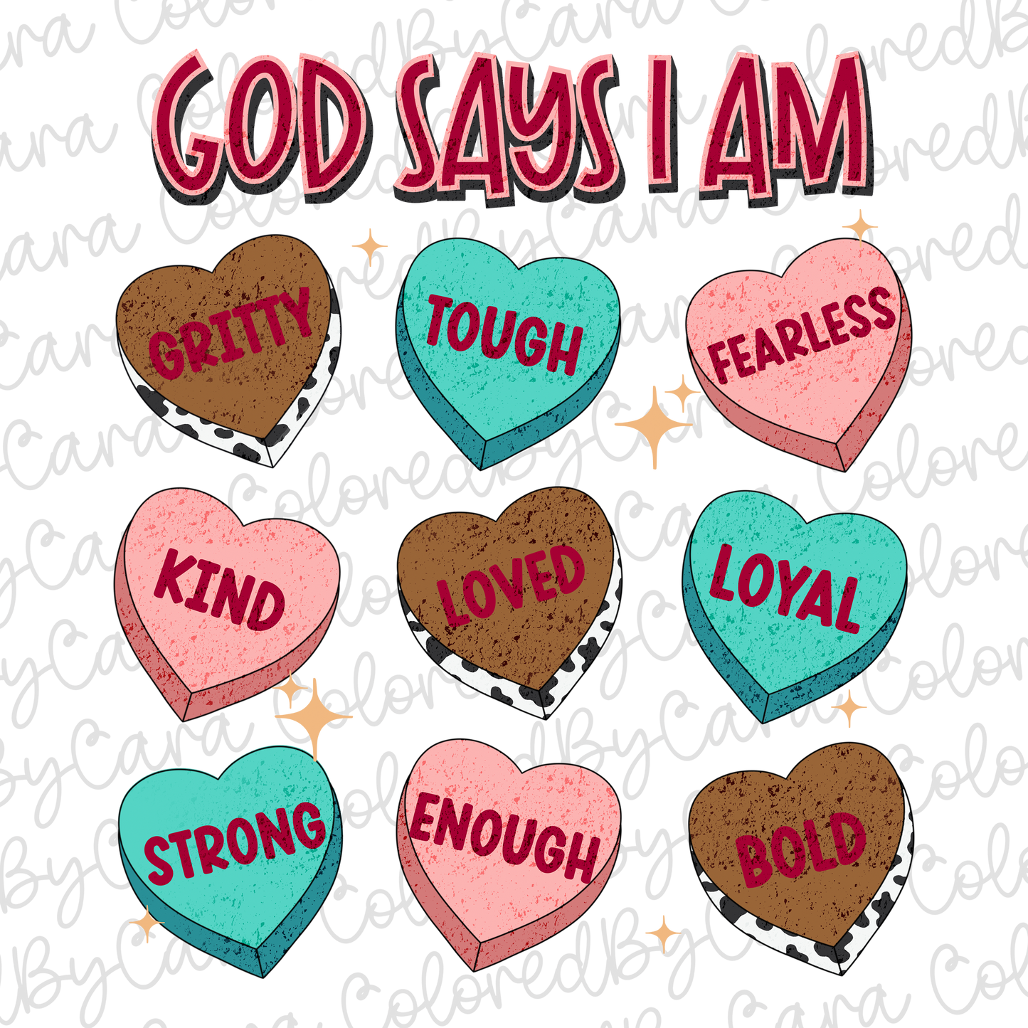 God Says I Am PNG File