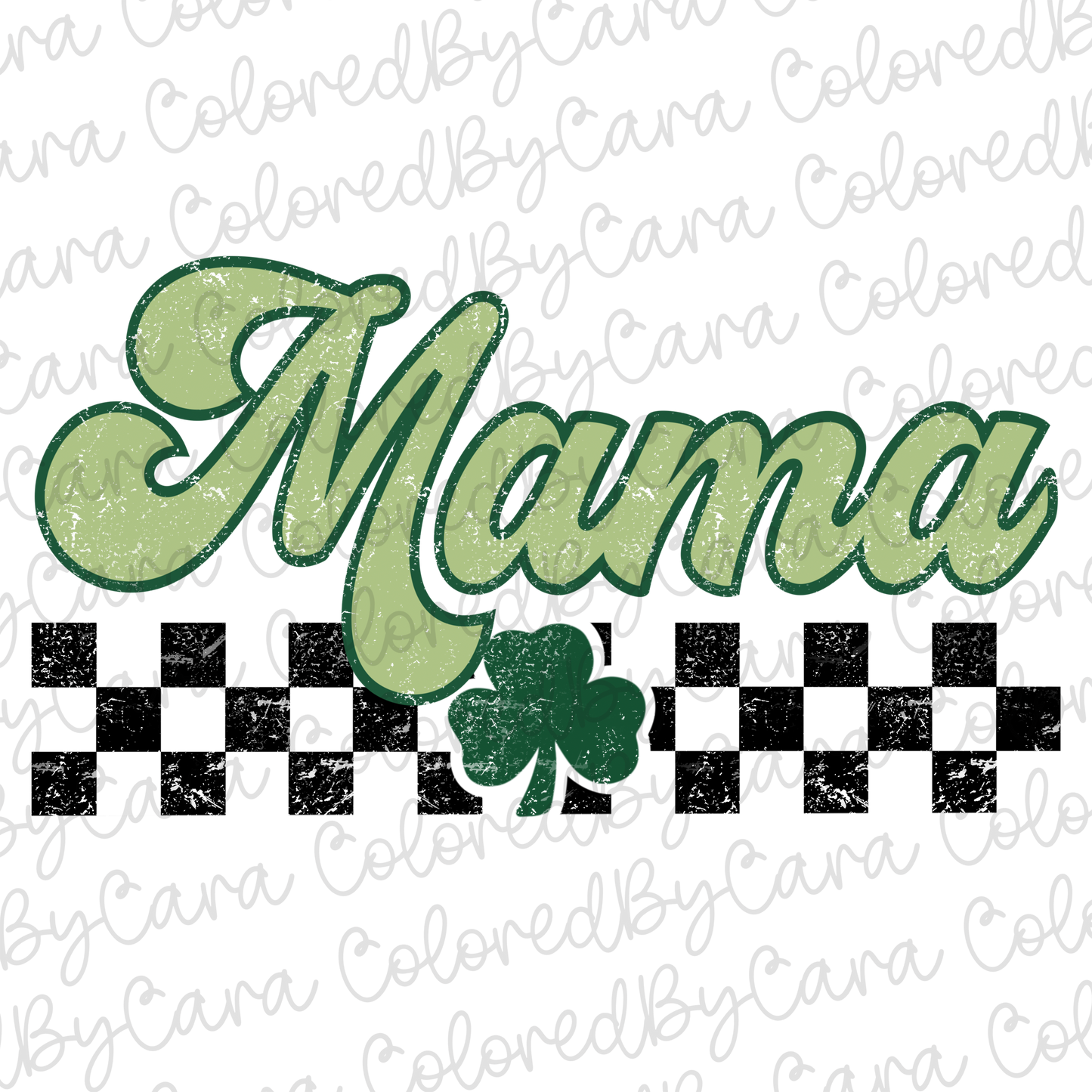 Retro Mama St. Patricks Day PNG File