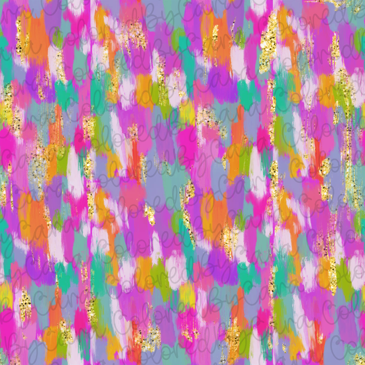 Colorful Seamless Brushstroke PNG File
