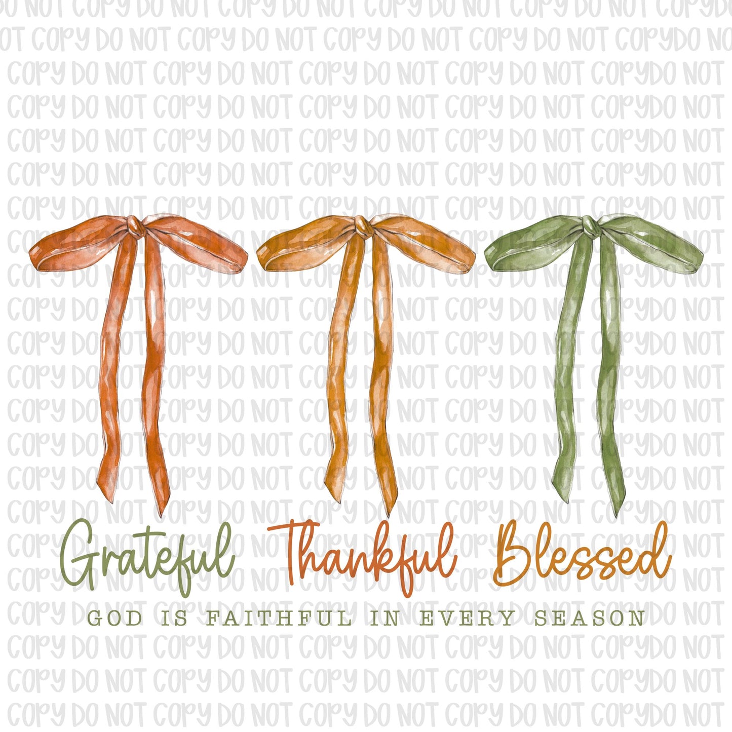 Grateful. Thankful. Blessed