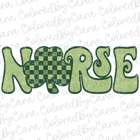 Nurse Clover St. Patricks Day PNG File