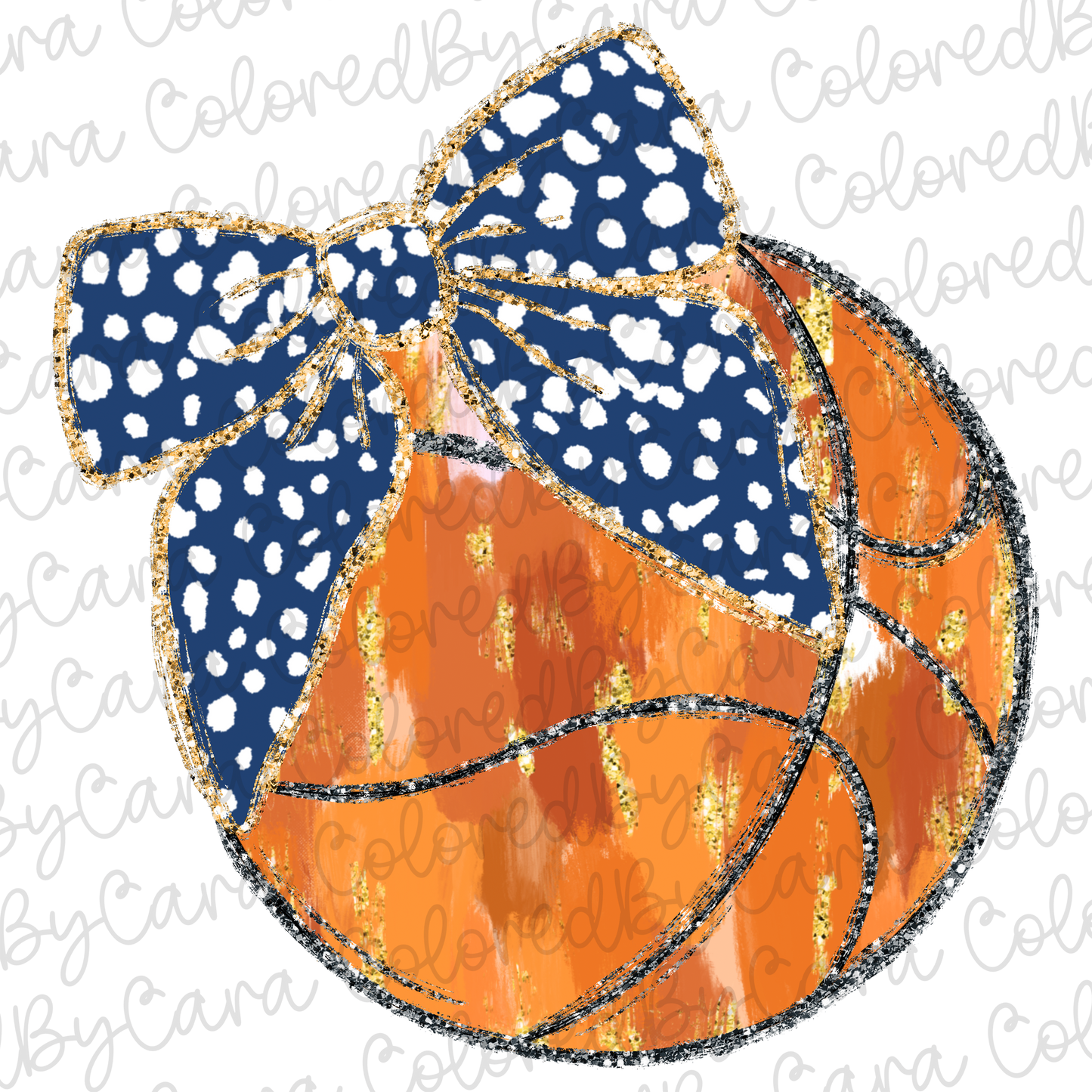 Coquette Basketball PNG File