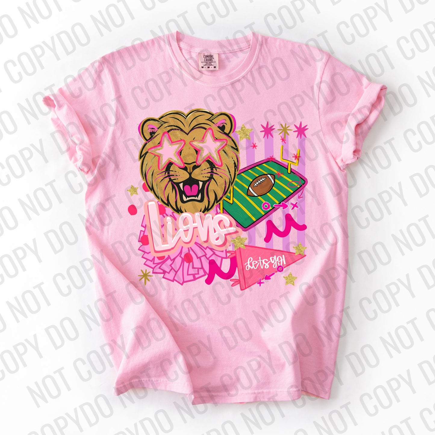 Preppy Pink Lions