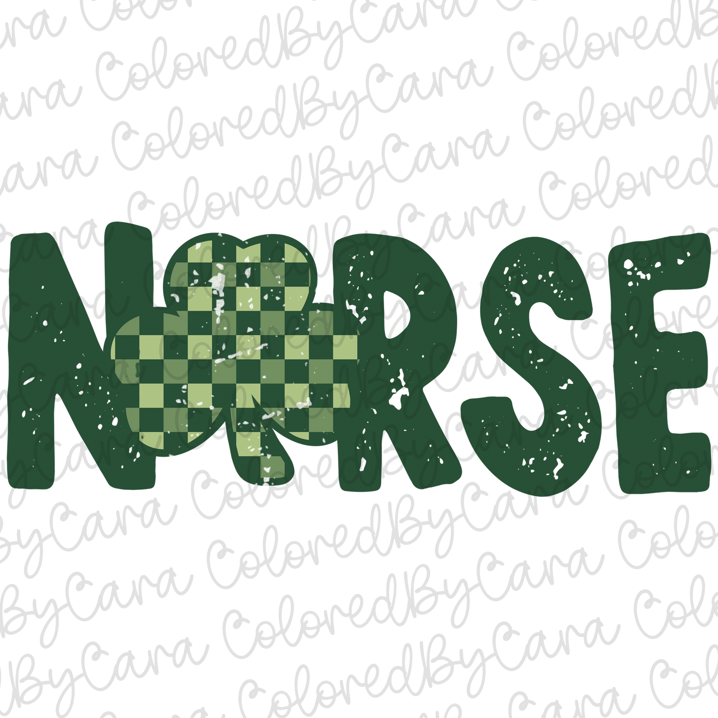 Nurse Clover St. Patricks Day PNG File