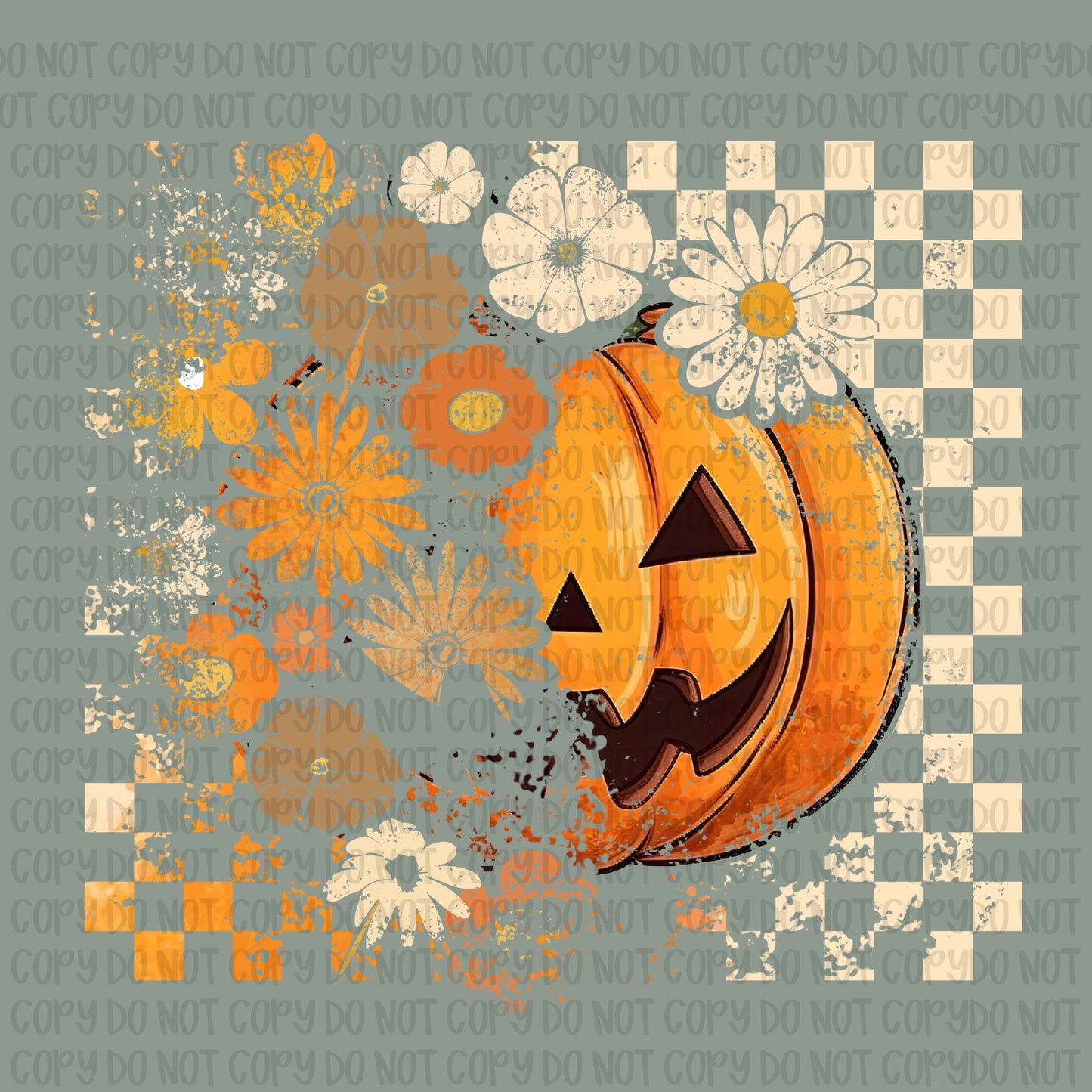 Floral Pumpkin