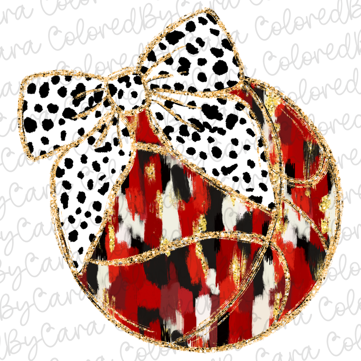 Coquette Basketball PNG File