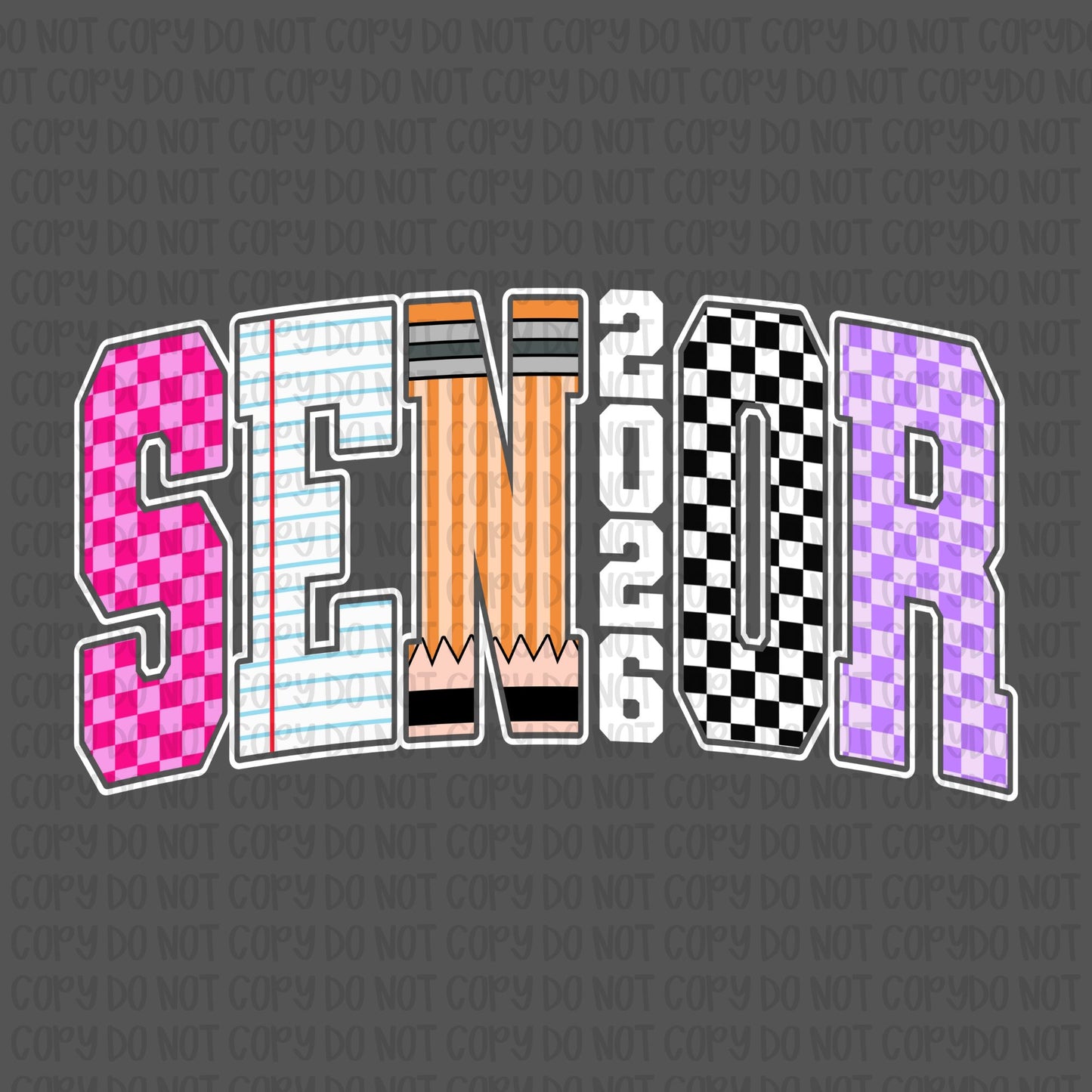 Checkered Retro Senior 2026