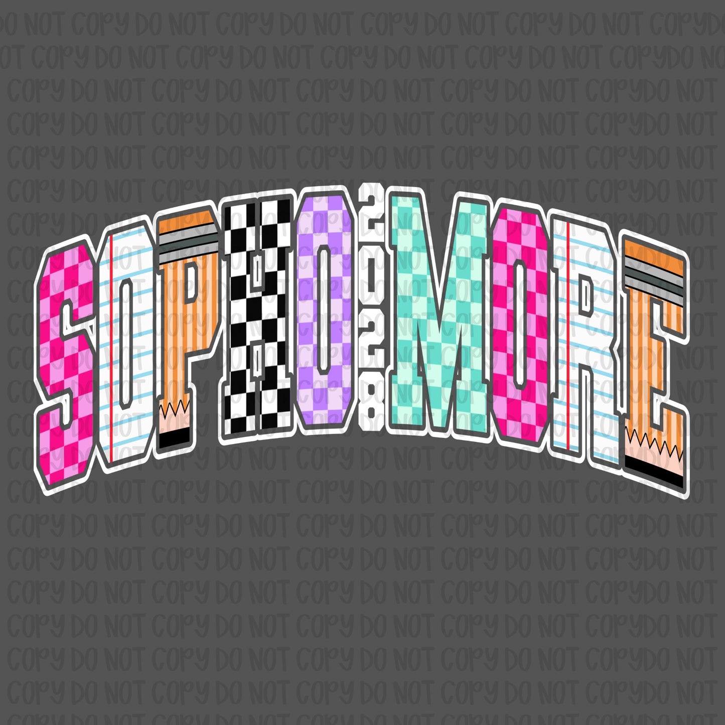 Checkered Retro Sophomore 2028