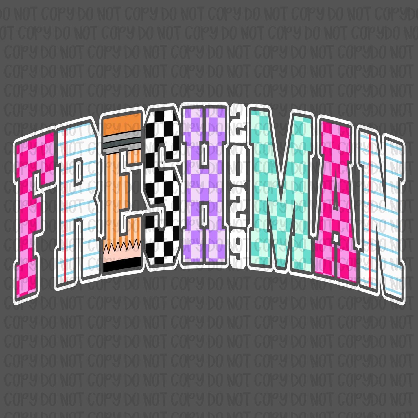 Checkered Retro Freshman 2029