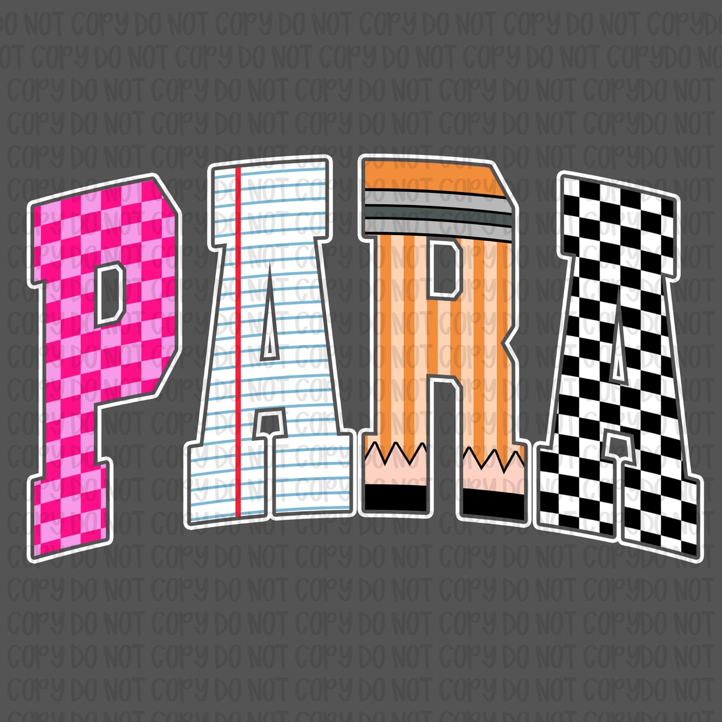 Checkered Retro Para