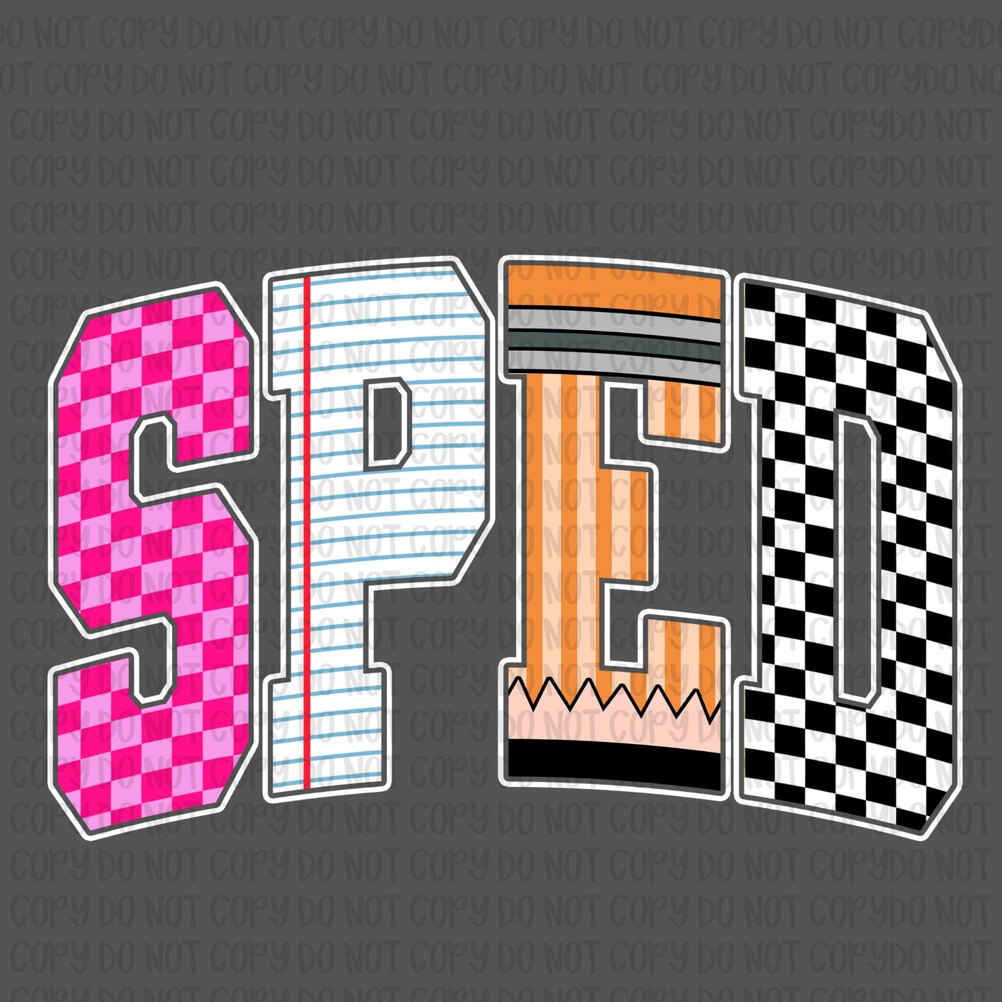 Checkered Retro Sped