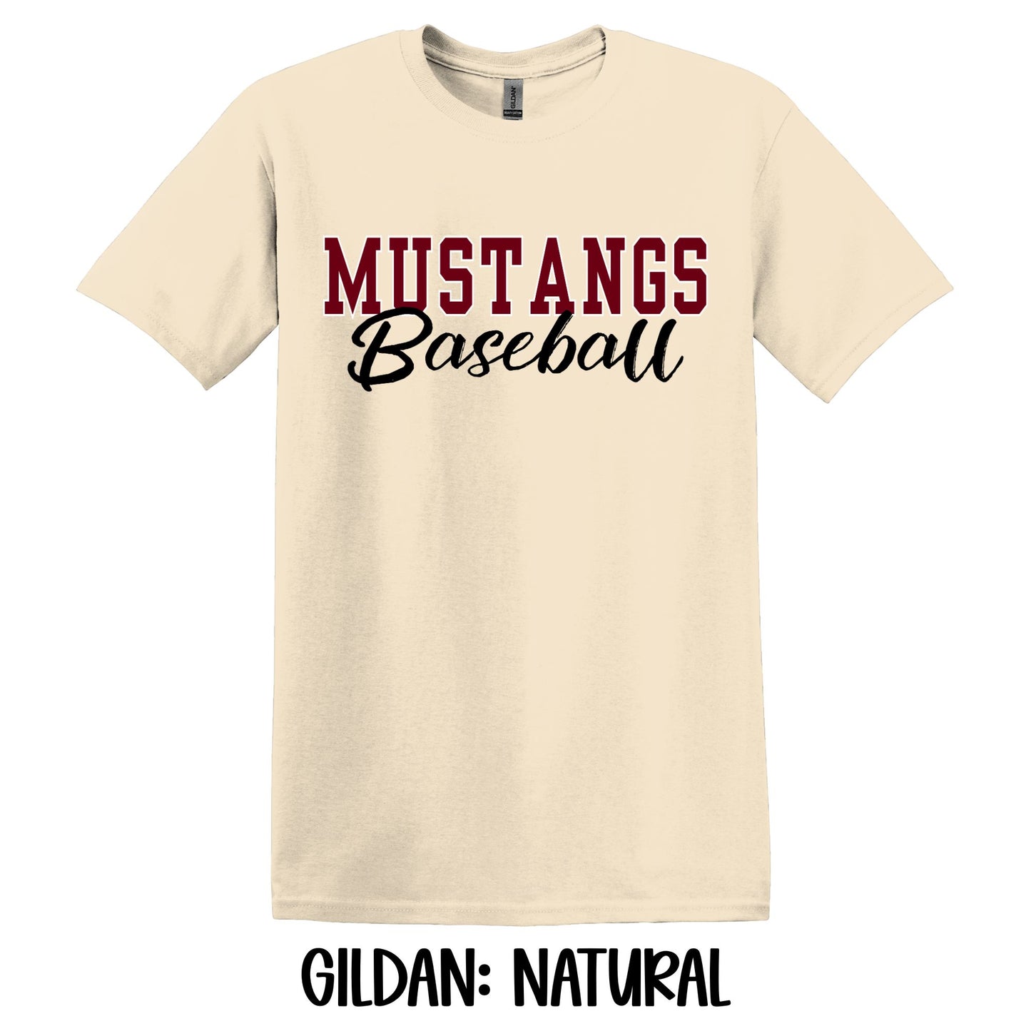 Mustangs Baseball- Gildan YOUTH