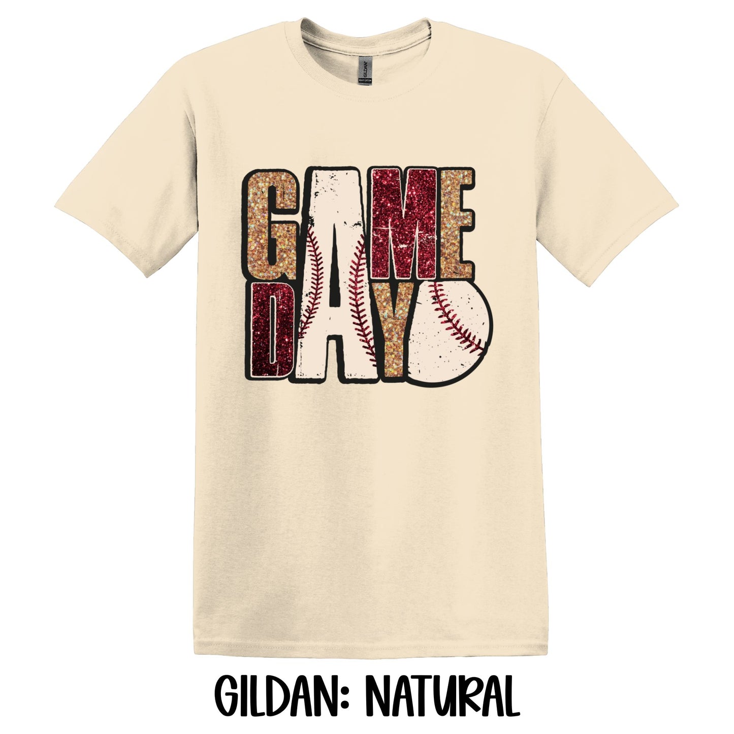 Game Day Faux Glitter- Gildan YOUTH