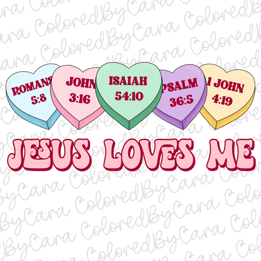 Jesus Loves Me PNG File