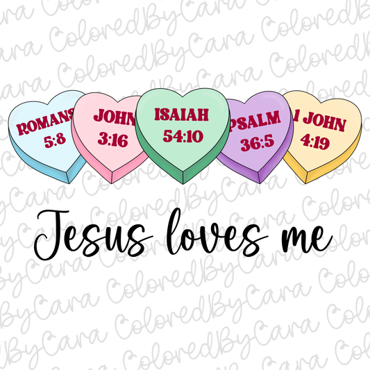 Jesus Loves Me PNG File