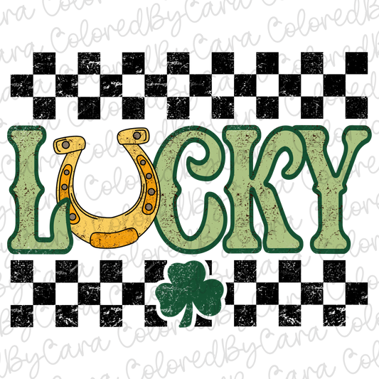 Lucky Horseshoe St. Patricks Day PNG File