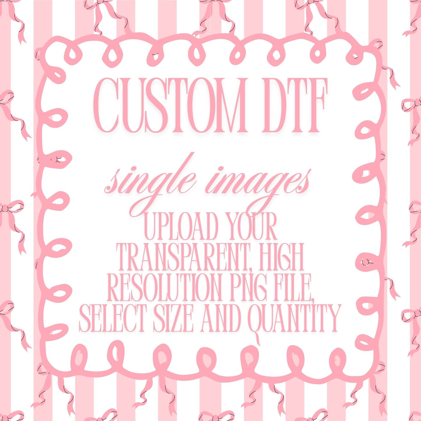 Single Image DTF Transfer Upload
