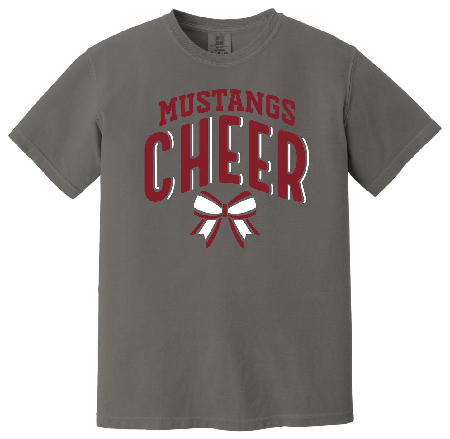 SEHS Cheer Bow- Comfort Colors Short Sleeve