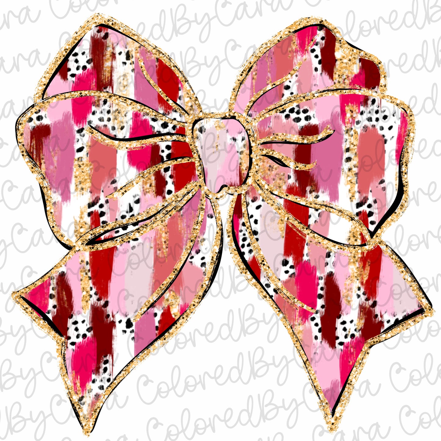Coquette Valentines bow png
