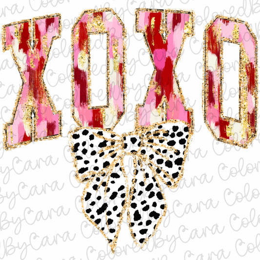 Coquette XOXO Valentines PNG File