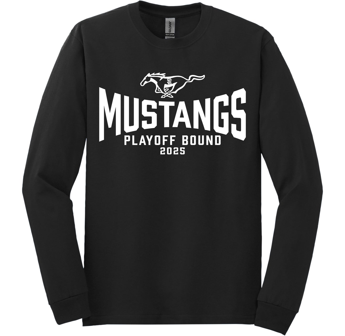 SEHS CHEER FUNDRAISER- ADULT LONG SLEEVE MUSTANGS PLAYOFF 2025