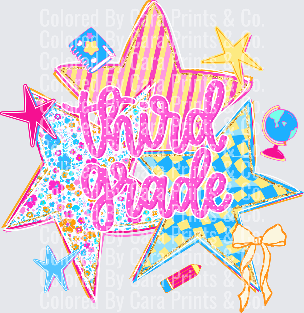 Star Collage Third Grade