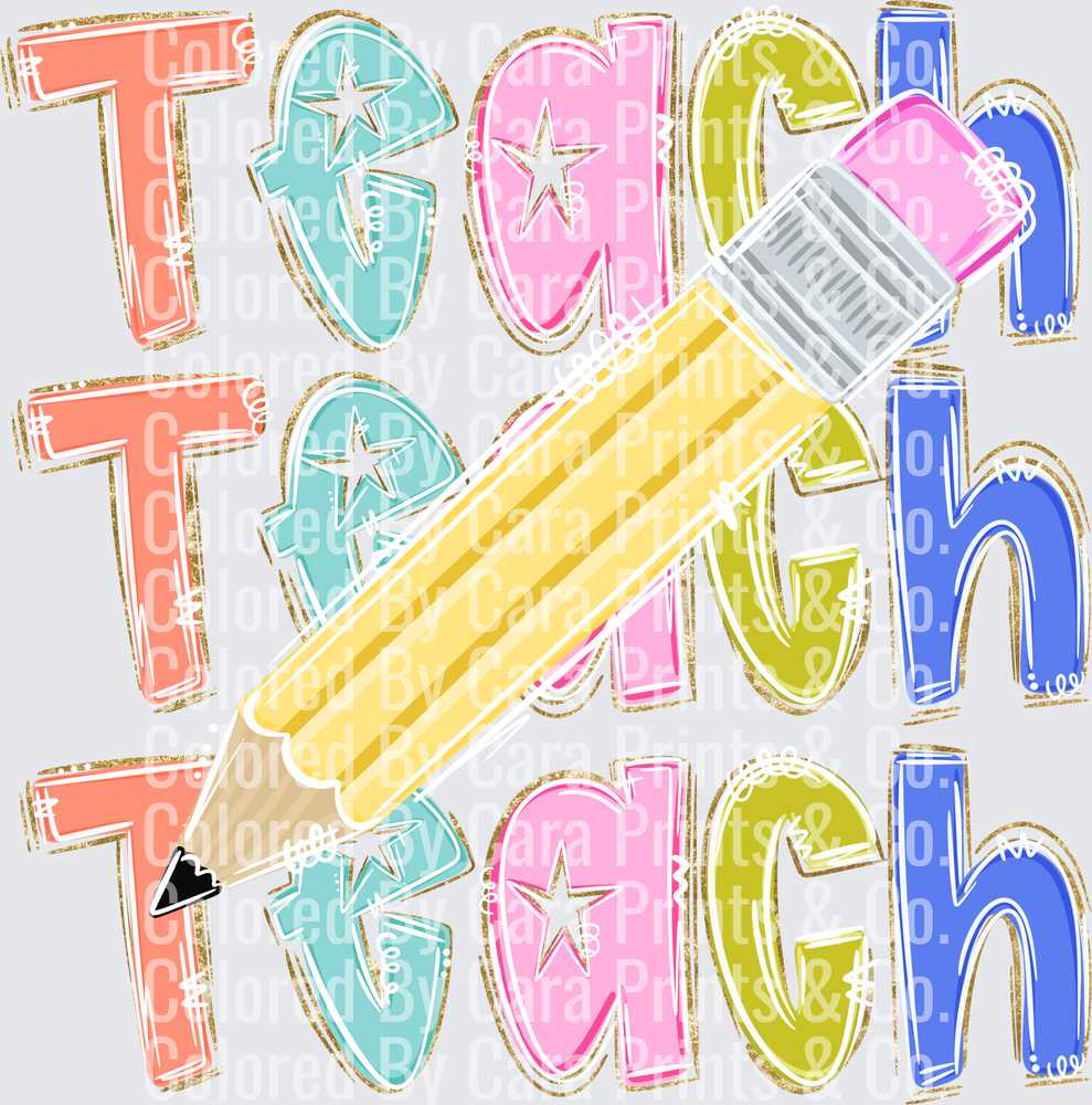 Teach glitter