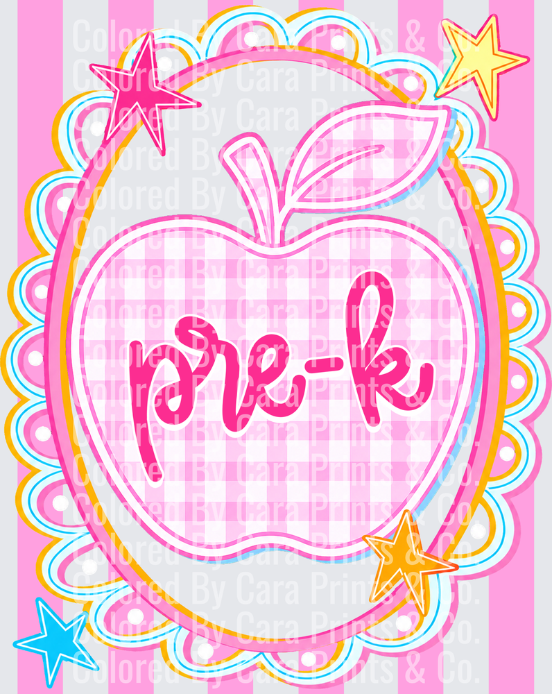 Preppy Pink PreK