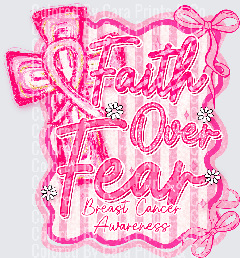 FAITH OVER FEAR STRIPES