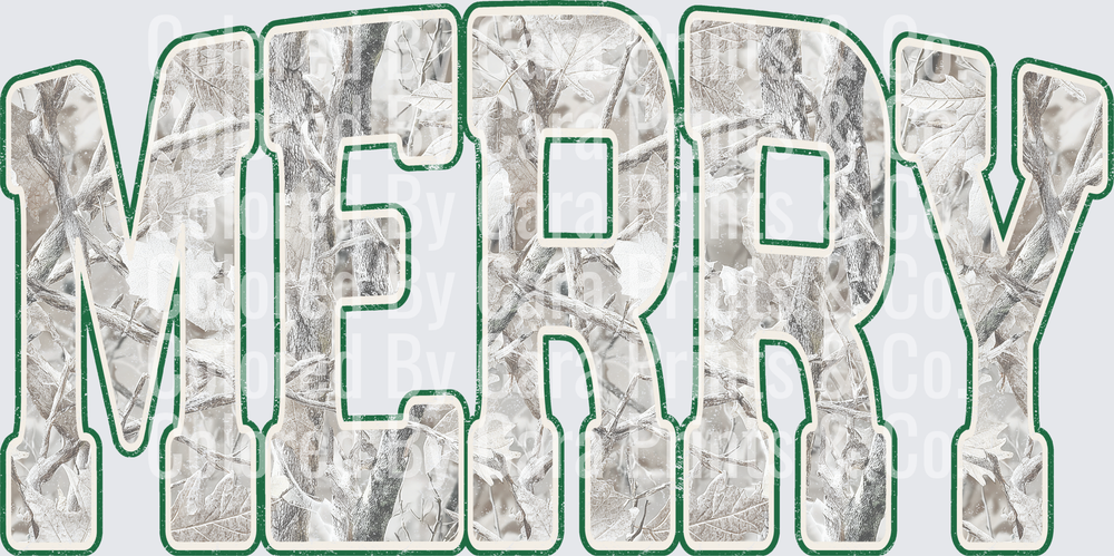 White Green Distressed