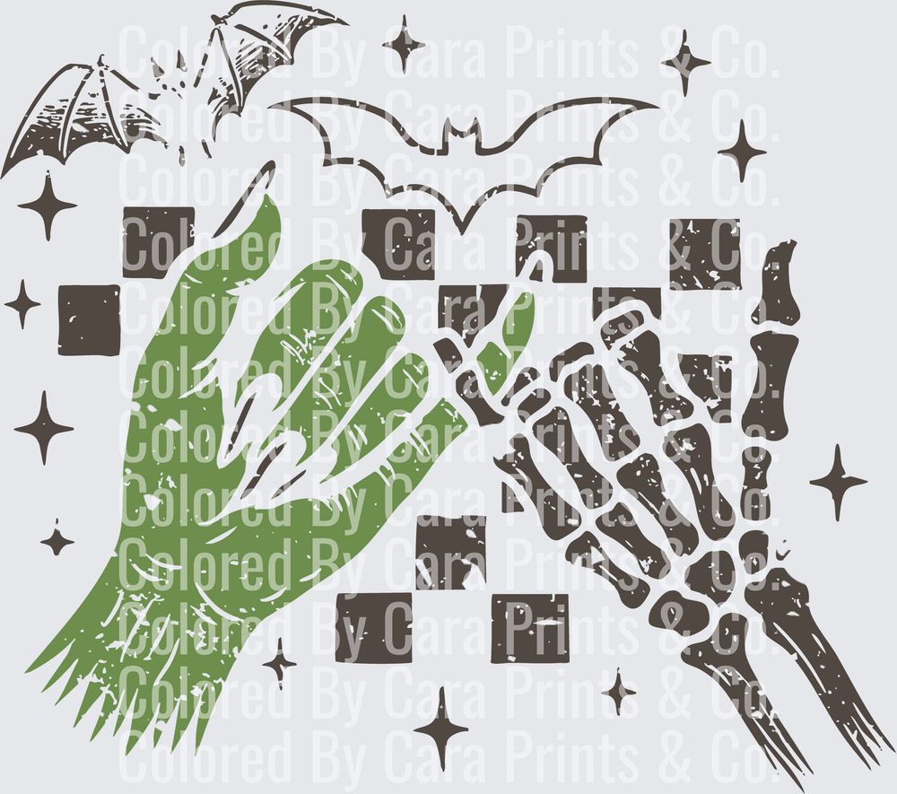 spooky hands dark