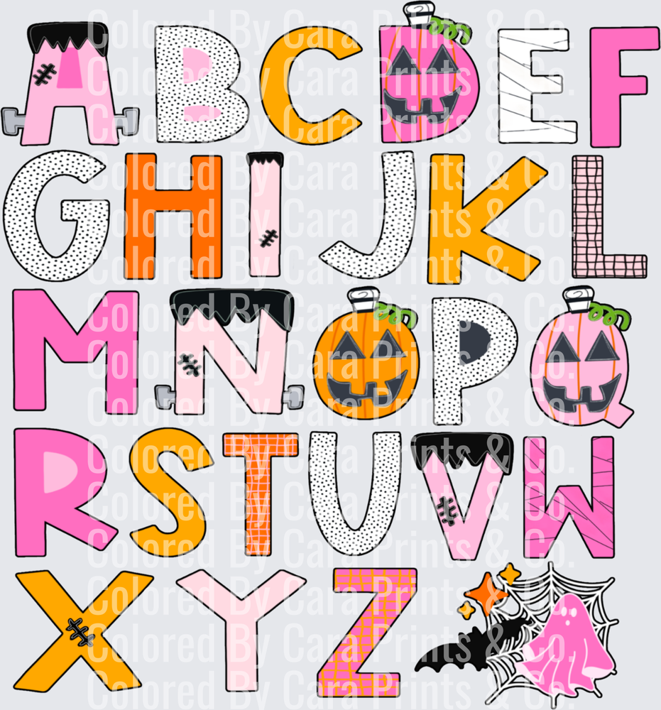 SPOOKY ALPHABET