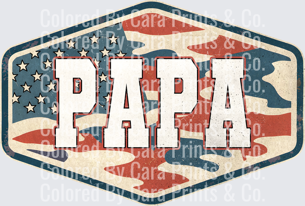 american camo papa