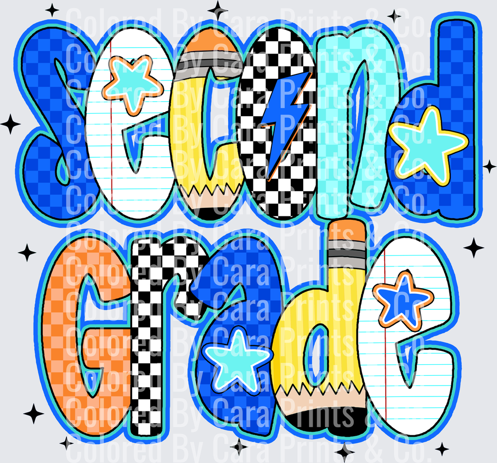 Blue Second Grade