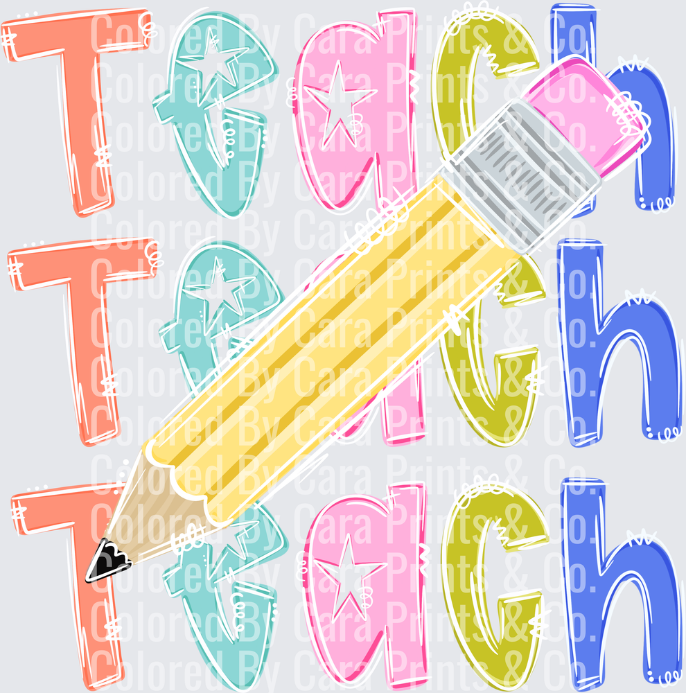 Teach no glitter