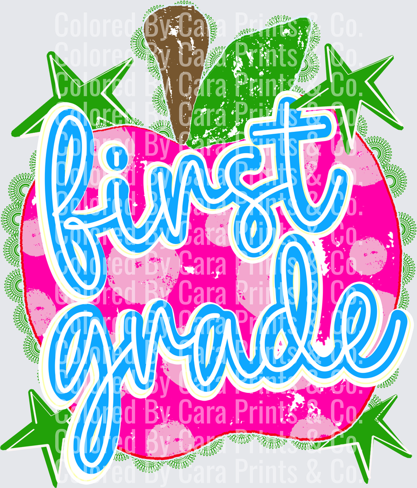 Preppy Apple First Grade