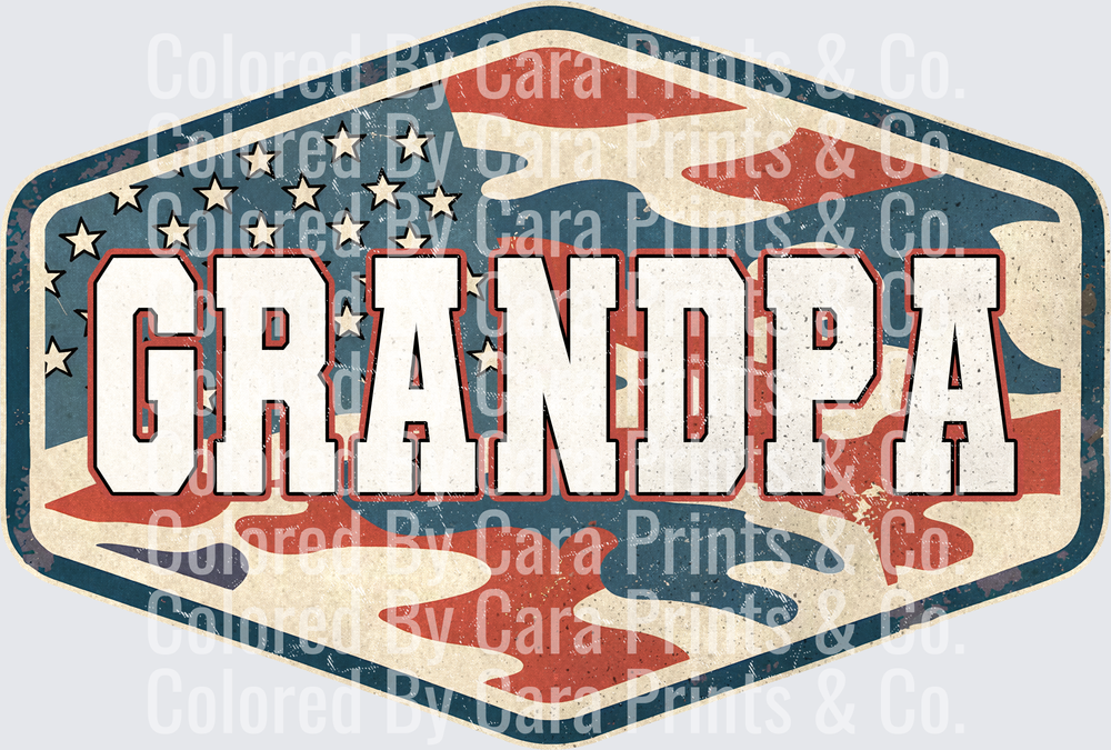 american camo grandpa