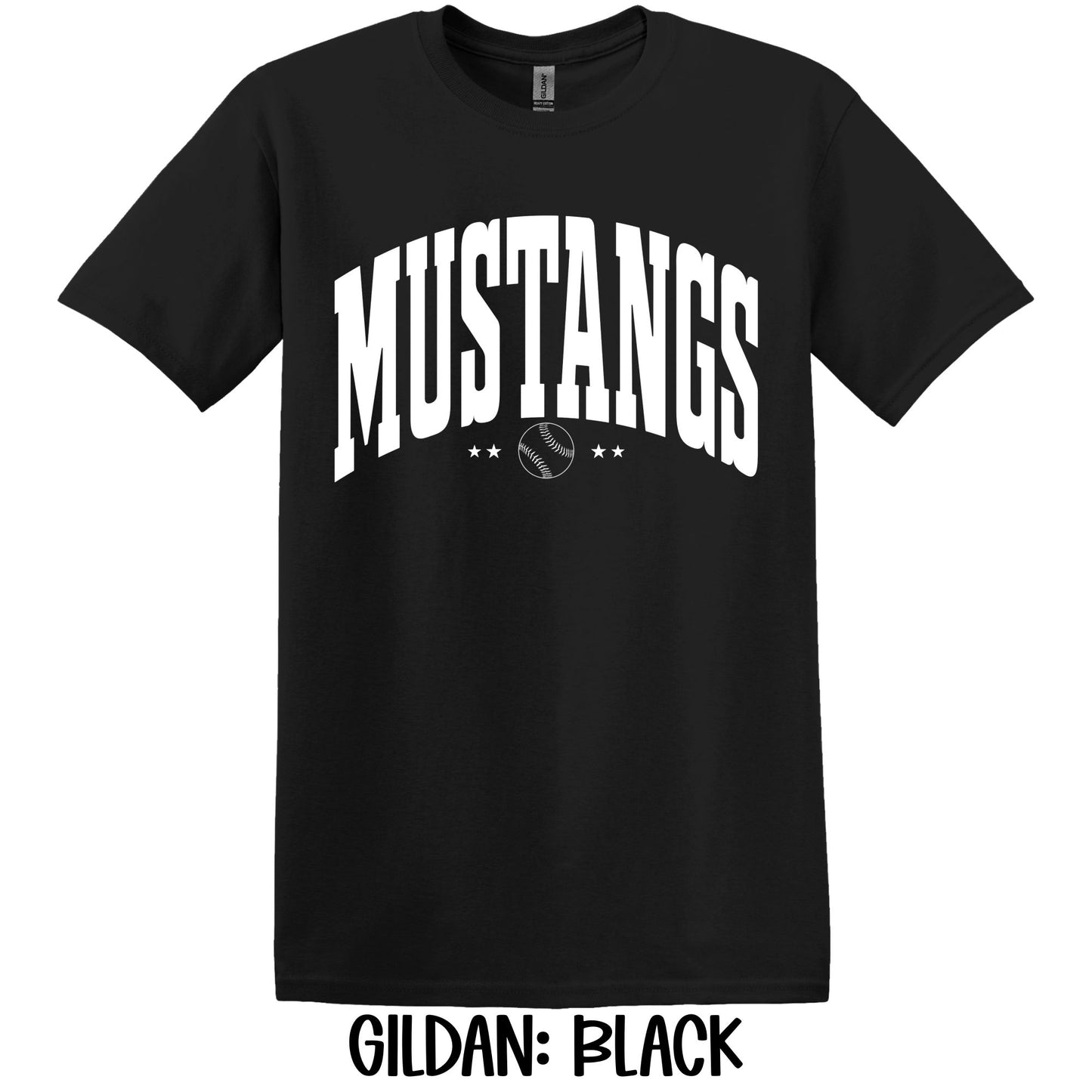 Large Varsity Mustangs- Gildan