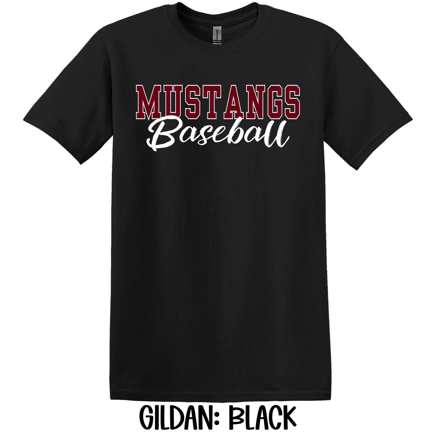 Mustangs Baseball- Gildan YOUTH