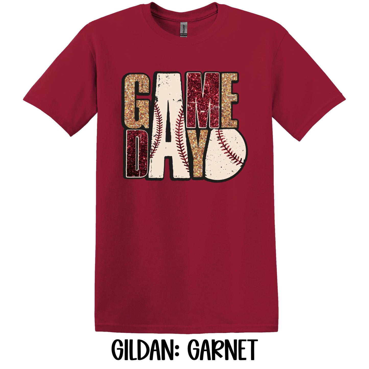 Game Day Faux Glitter- Gildan YOUTH