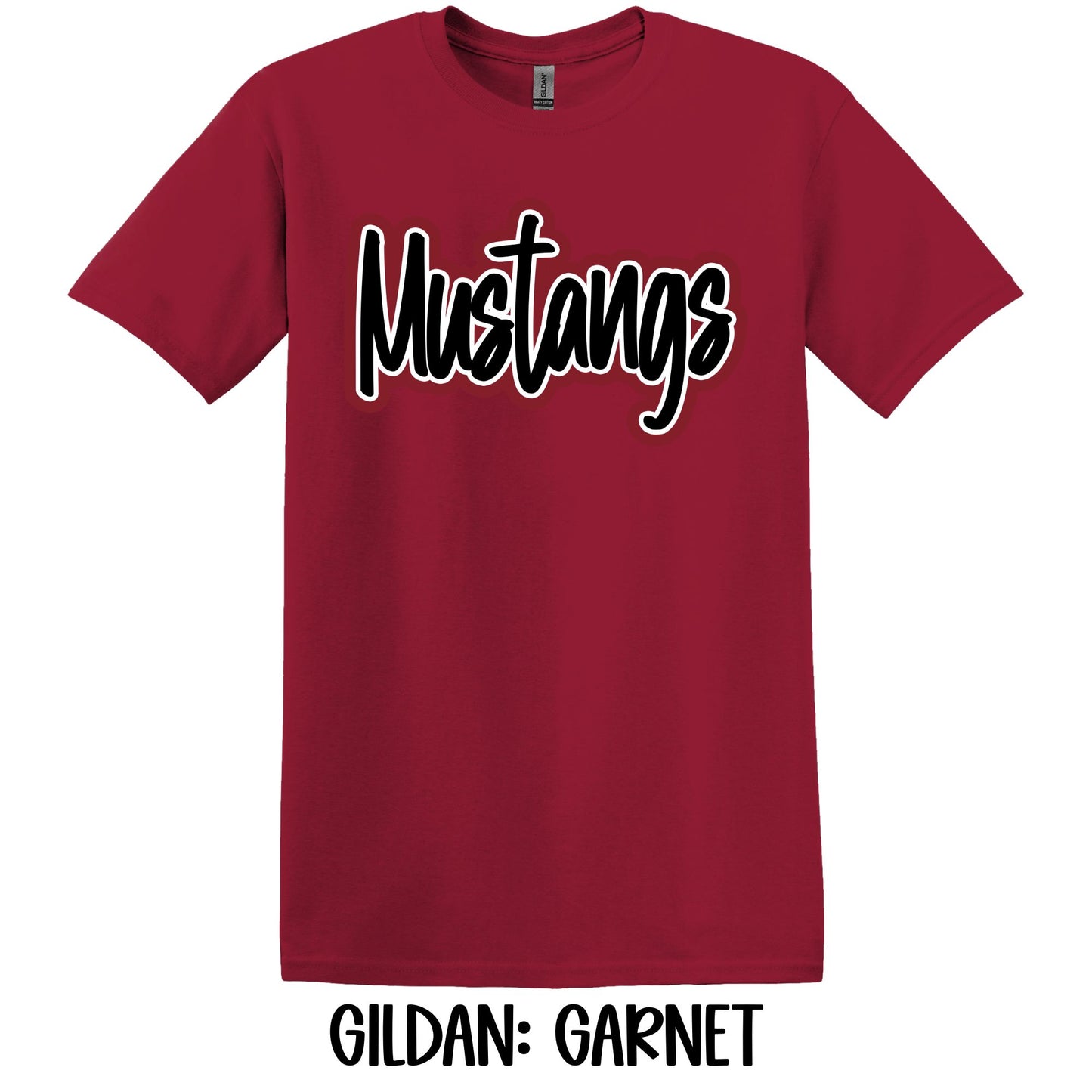 Mustangs Script- Gildan YOUTH