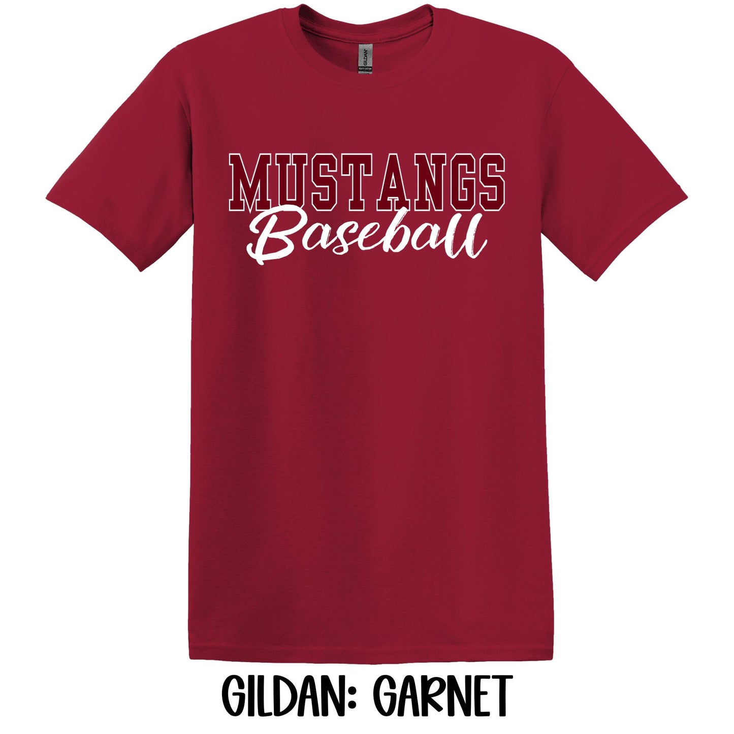 Mustangs Baseball- Gildan YOUTH
