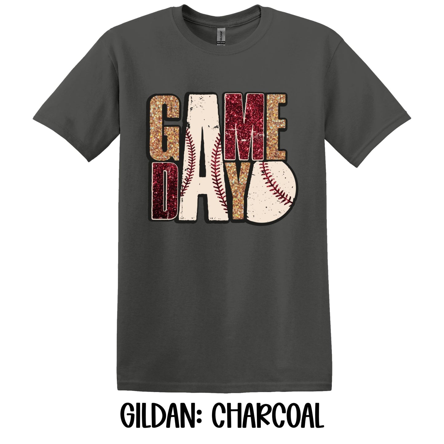 Game Day Faux Glitter- Gildan YOUTH