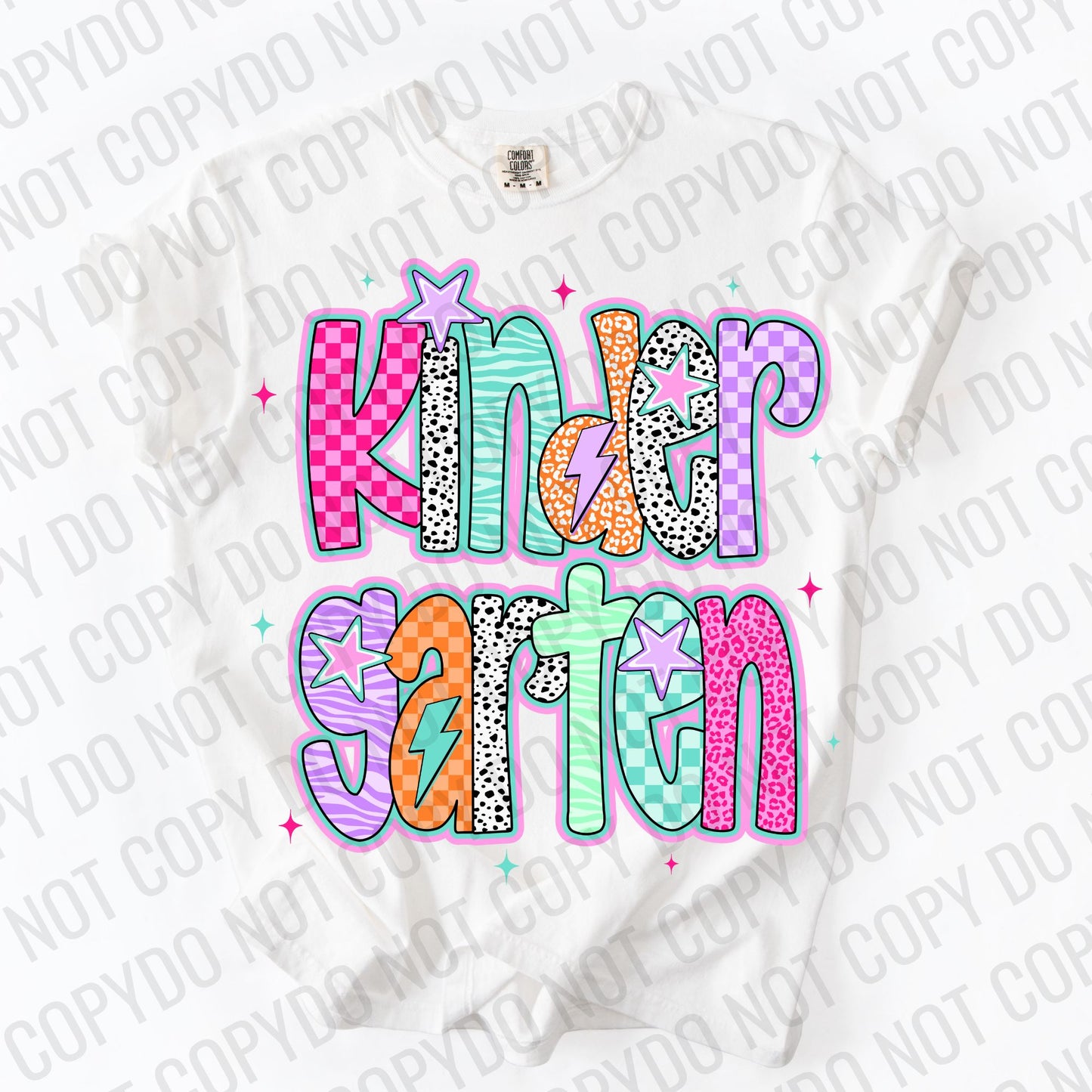 Pinks Retro Grade Levels Day Care-Fifth Grade