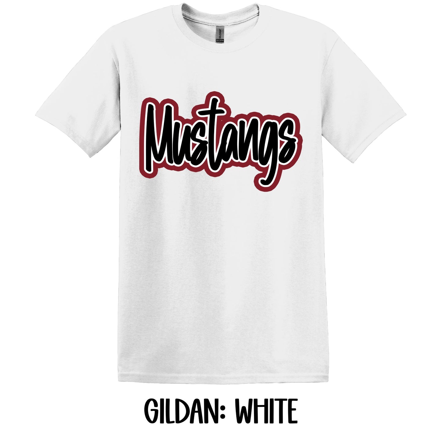 Mustangs Script- Gildan YOUTH