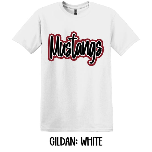 Mustangs Script- Gildan YOUTH