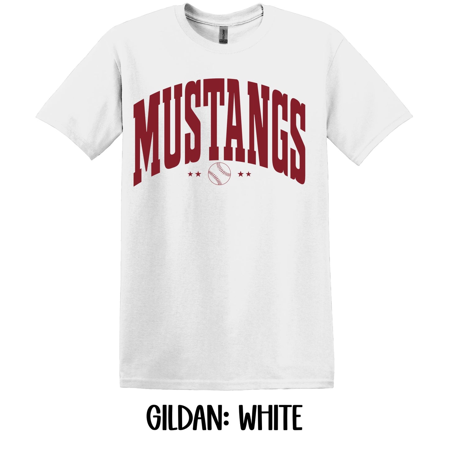 Large Varsity Mustangs- Gildan