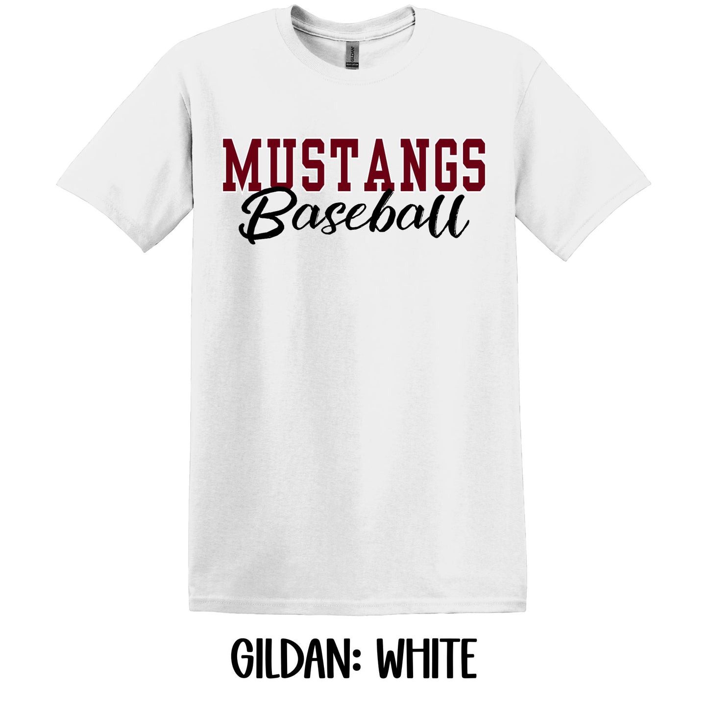 Mustangs Baseball- Gildan YOUTH